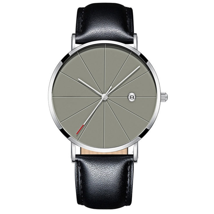 Creative Waterproof Quartz Calendar Watch for Men | Simple Design