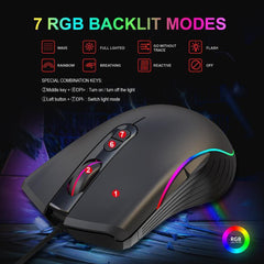 Glowing Gaming Wired Mouse - Maroongadgets