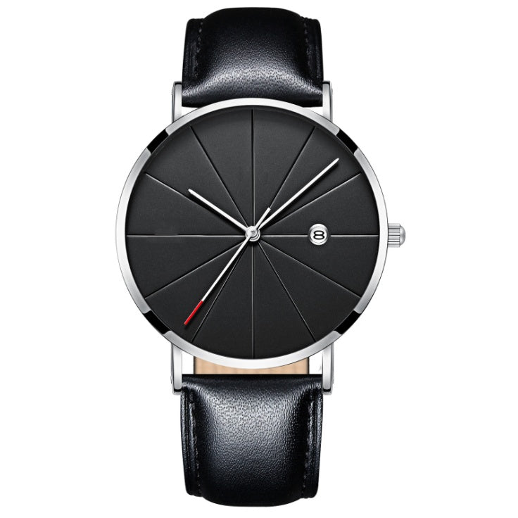 Creative Waterproof Quartz Calendar Watch for Men | Simple Design