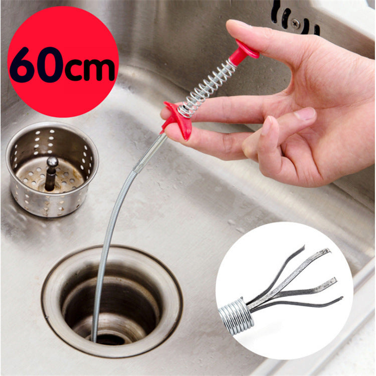 60CM Sewer Dredger Spring Pipe Cleaner