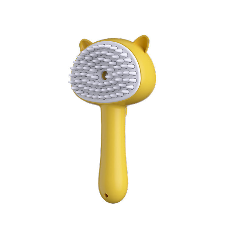 Rechargeable Self-Cleaning Slicker Brush with Mist | Multifunctional Cat & Dog Grooming Brush