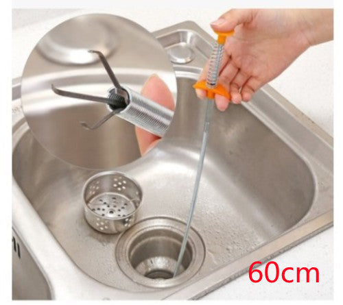 60CM Sewer Dredger Spring Pipe Cleaner