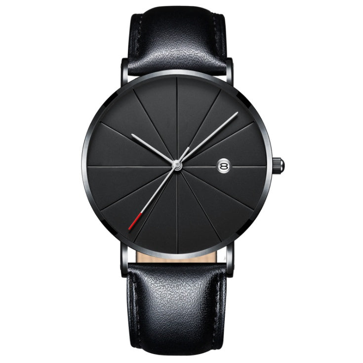 Creative Waterproof Quartz Calendar Watch for Men | Simple Design