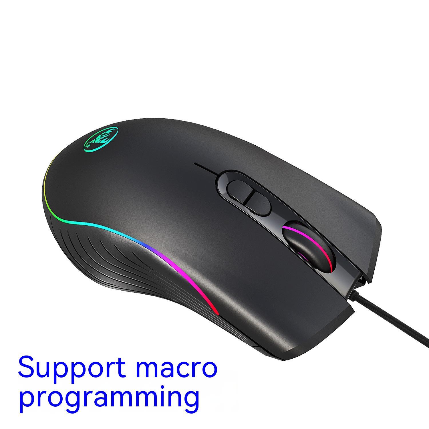 Glowing Gaming Wired Mouse - Maroongadgets