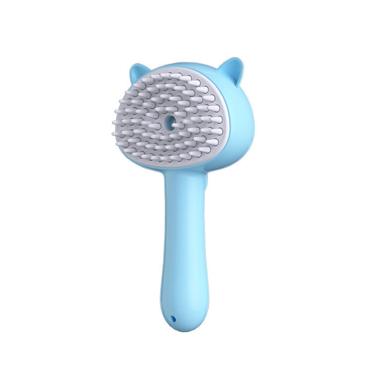 Rechargeable Self-Cleaning Slicker Brush with Mist | Multifunctional Cat & Dog Grooming Brush