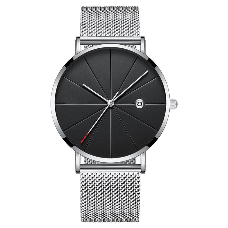 Creative Waterproof Quartz Calendar Watch for Men | Simple Design