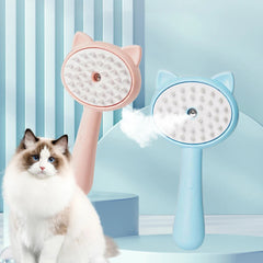 Rechargeable Self-Cleaning Slicker Brush with Mist | Multifunctional Cat & Dog Grooming Brush